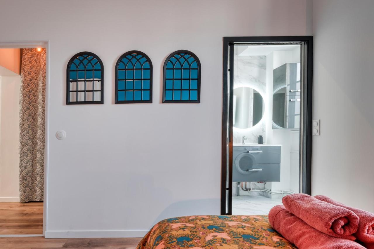 Apartamento Superbe 2 Pieces Avec Jacuzzi Privatif Face Gare Proche Cathedrale Chartres Exterior foto